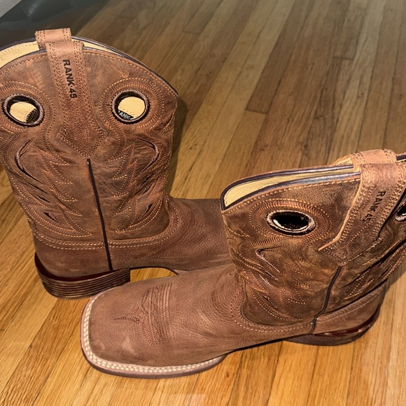 Mens cowboy boots size 12, full grain leather - Picture 8 of 9